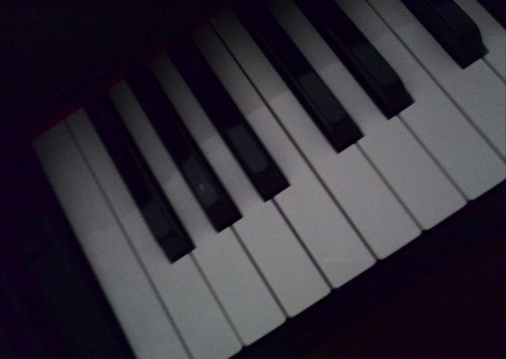 私のピアノです。