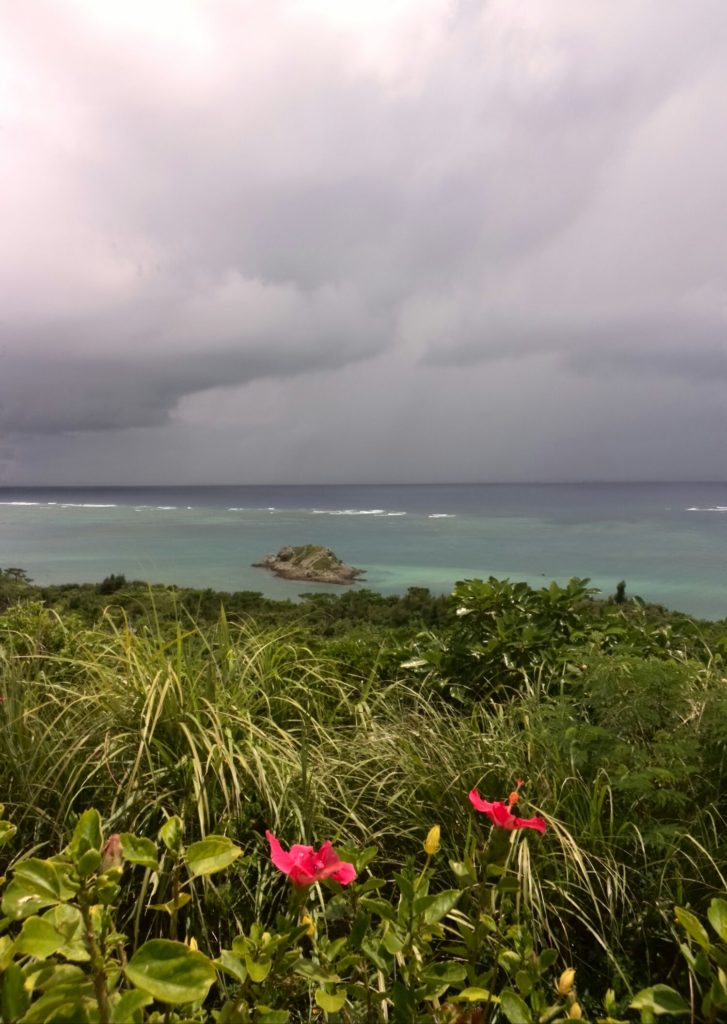 石垣島の展望台からの海