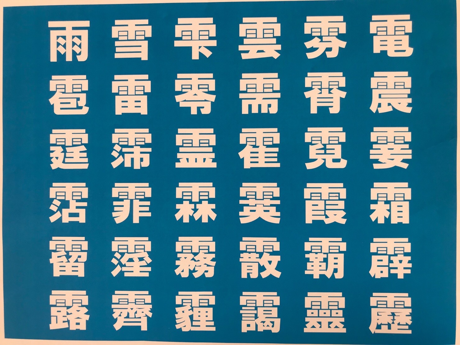 雨冠 の漢字 画数ごとのまとめ 天候の表し方 読み方 意味 覚え方 をご紹介 ねーさんらいふ