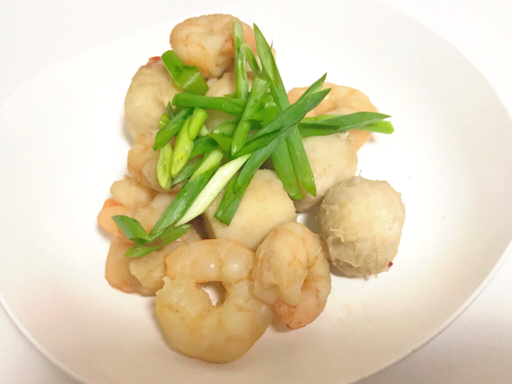 冷凍素材で作る チョー簡単里芋とえびの煮物 業務スーパーの 六角里芋 が便利 ねーさんらいふ